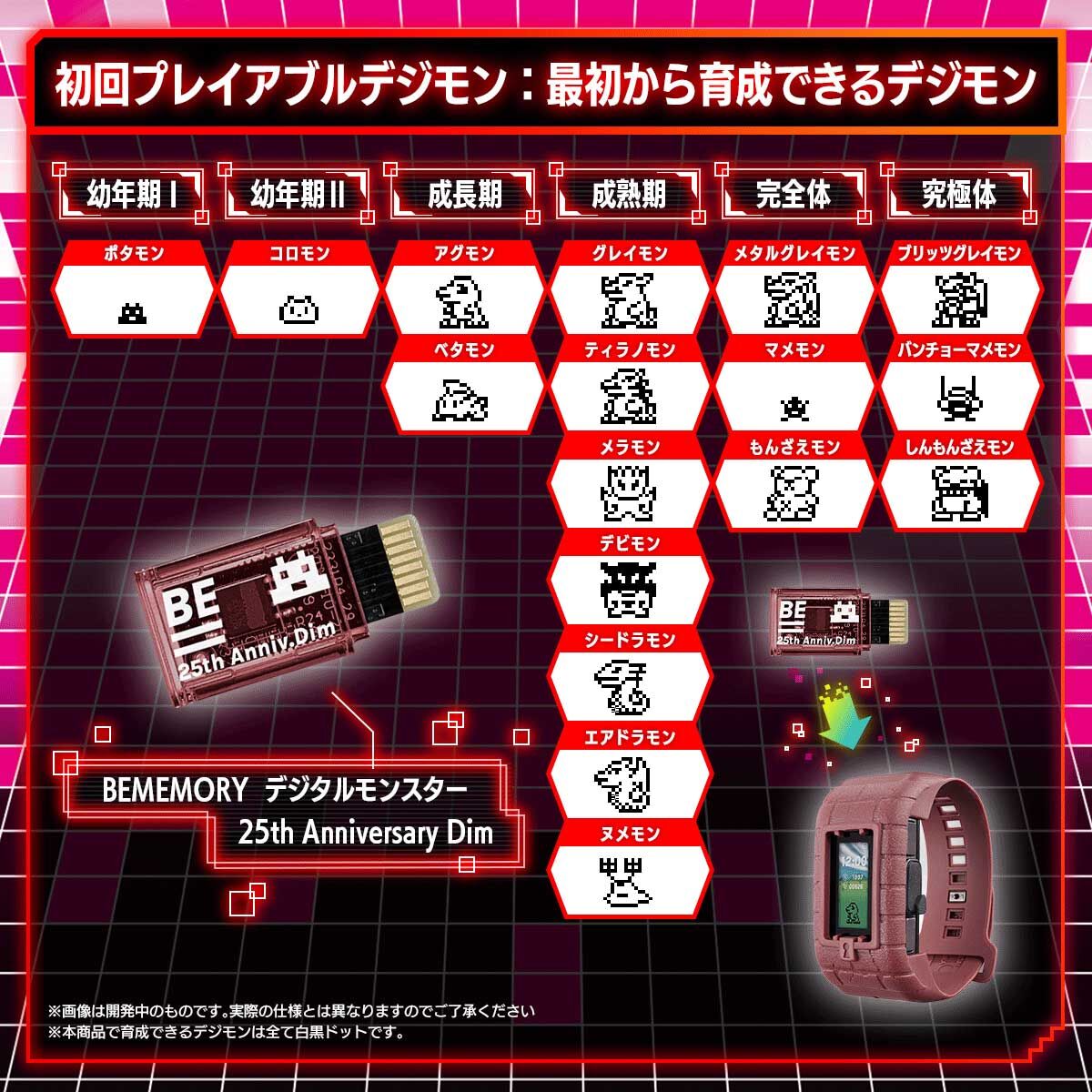 25th Anniversary Digimon Vital Brace BE Collector's Set
