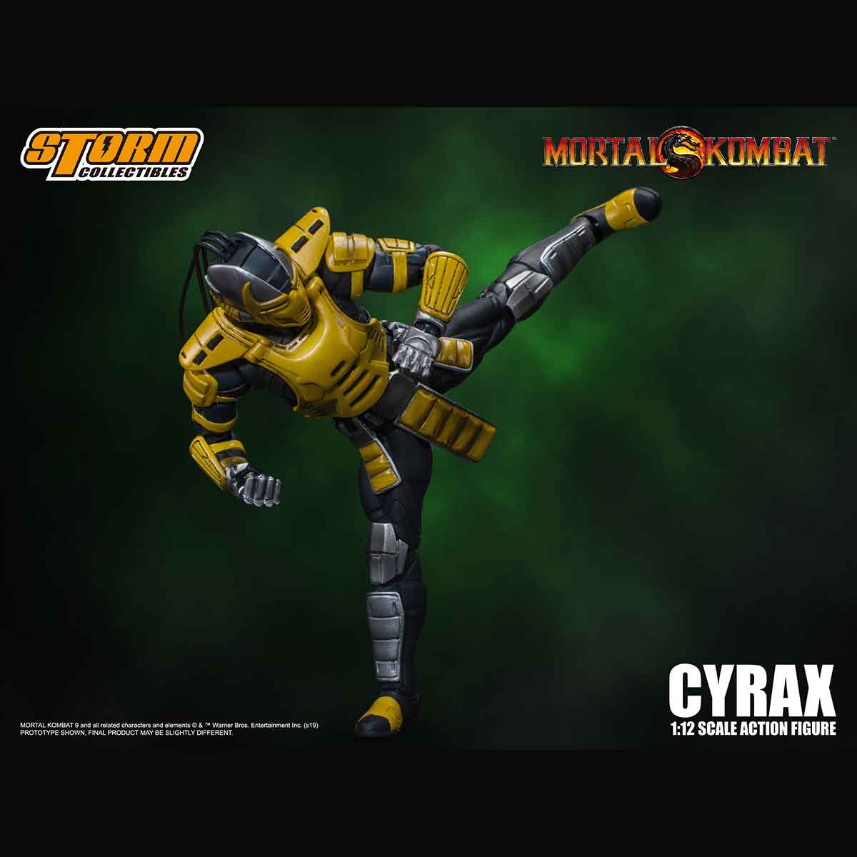 Storm Collectibles Mortal Kombat Action Figure - Cyrax with Signature Accessories