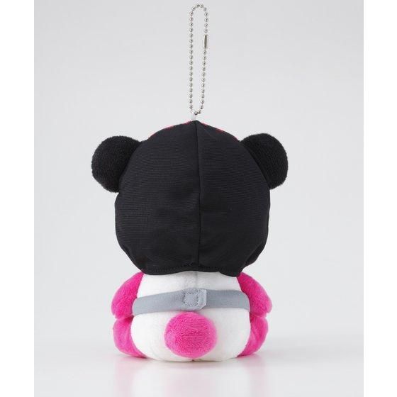 ROG Heisei Kamen Rider Panda - Inspired Plush Mascot Keychains for Collectors and Fans