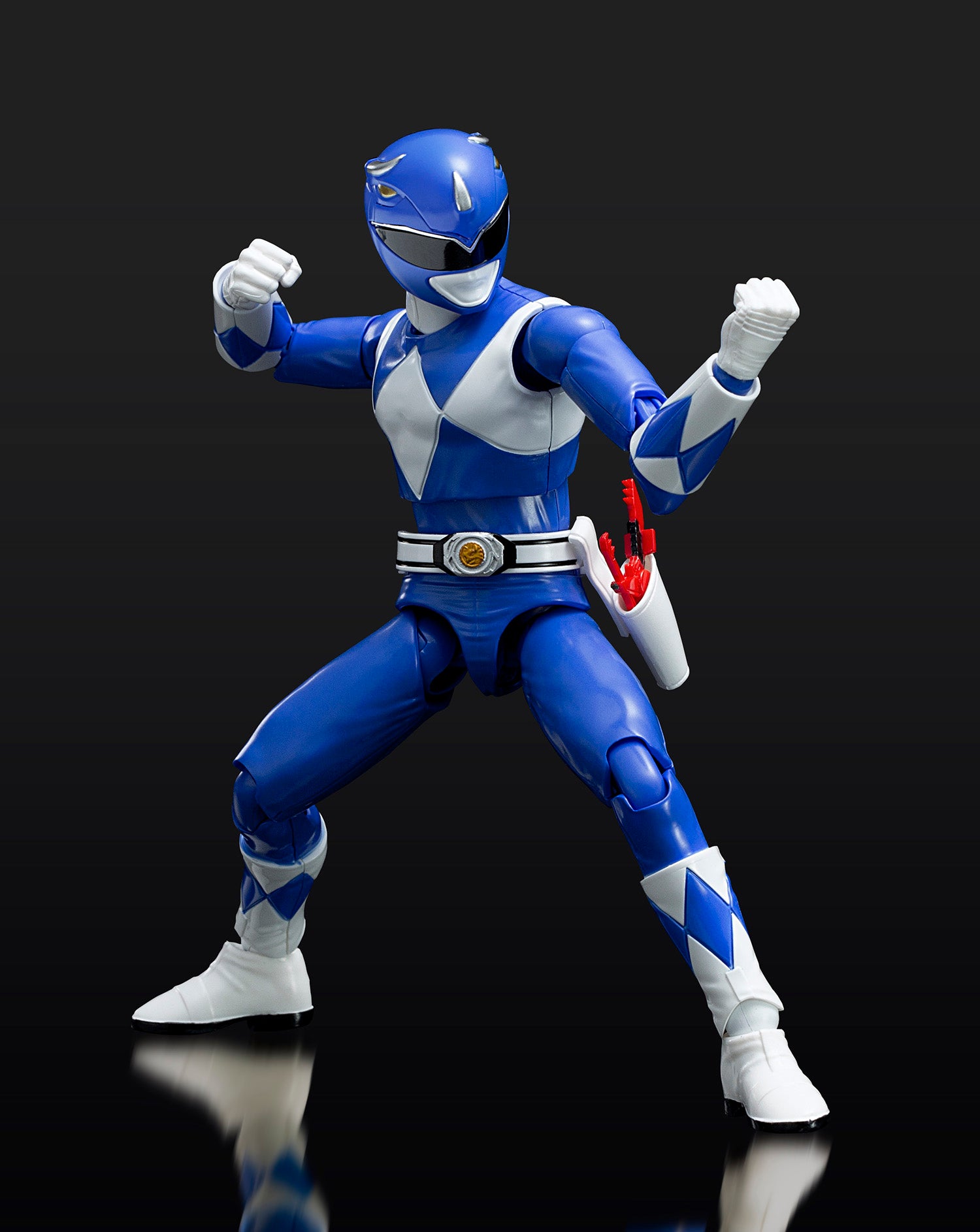 Flame Toys Pre - painted Plastic Blue Ranger Model from Power Rangers Furai