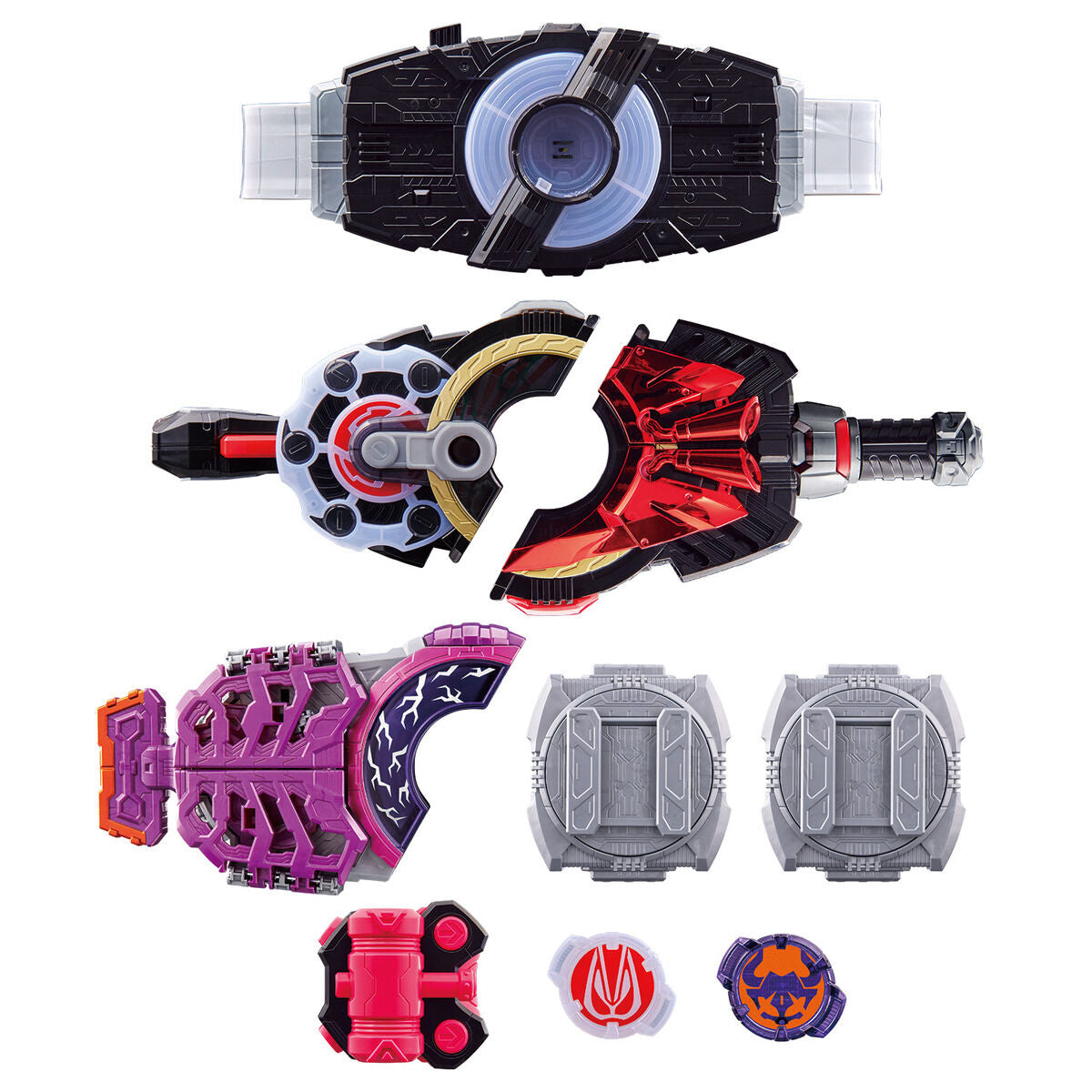DX Desire Driver & Zombie Raise Buckle Holder Set with Multiple Core IDs