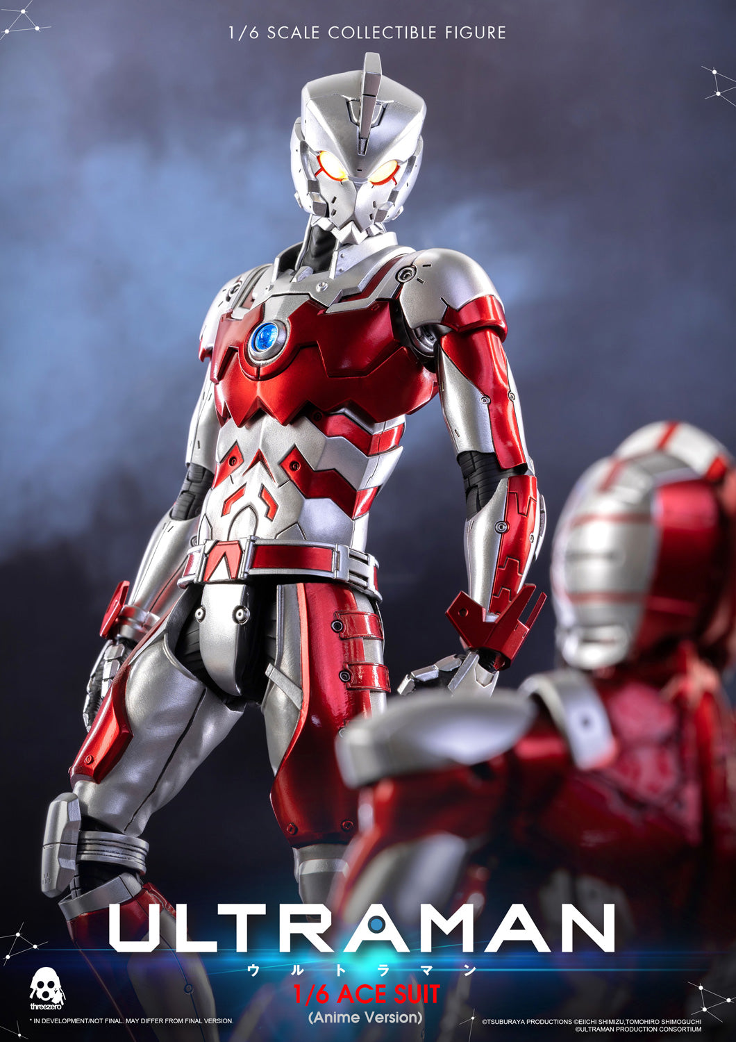 1/6 Scale Anime Version Ultraman Ace Action Figure Suit Collectible Model