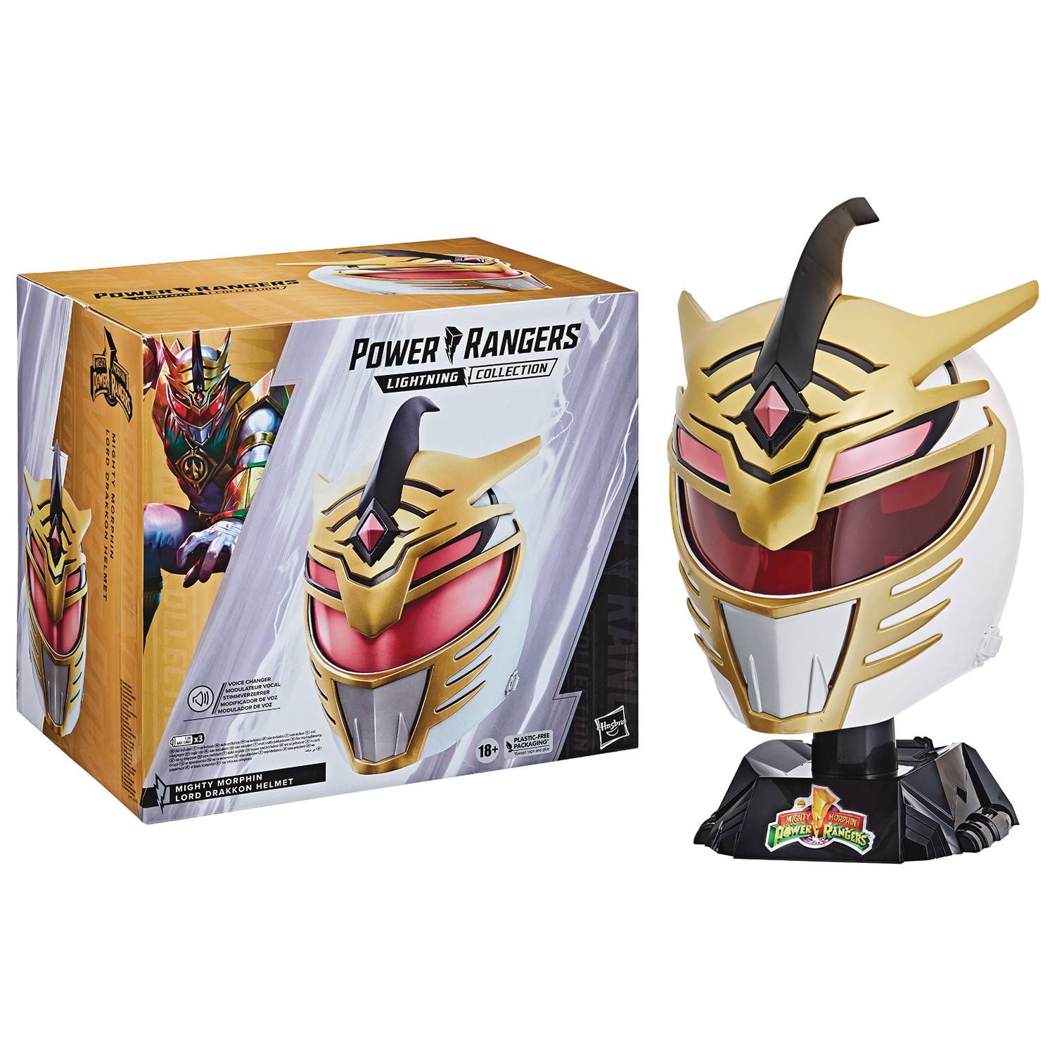 Lightning Collection Premium Lord Drakkon Inspired Helmet for Display and Wear