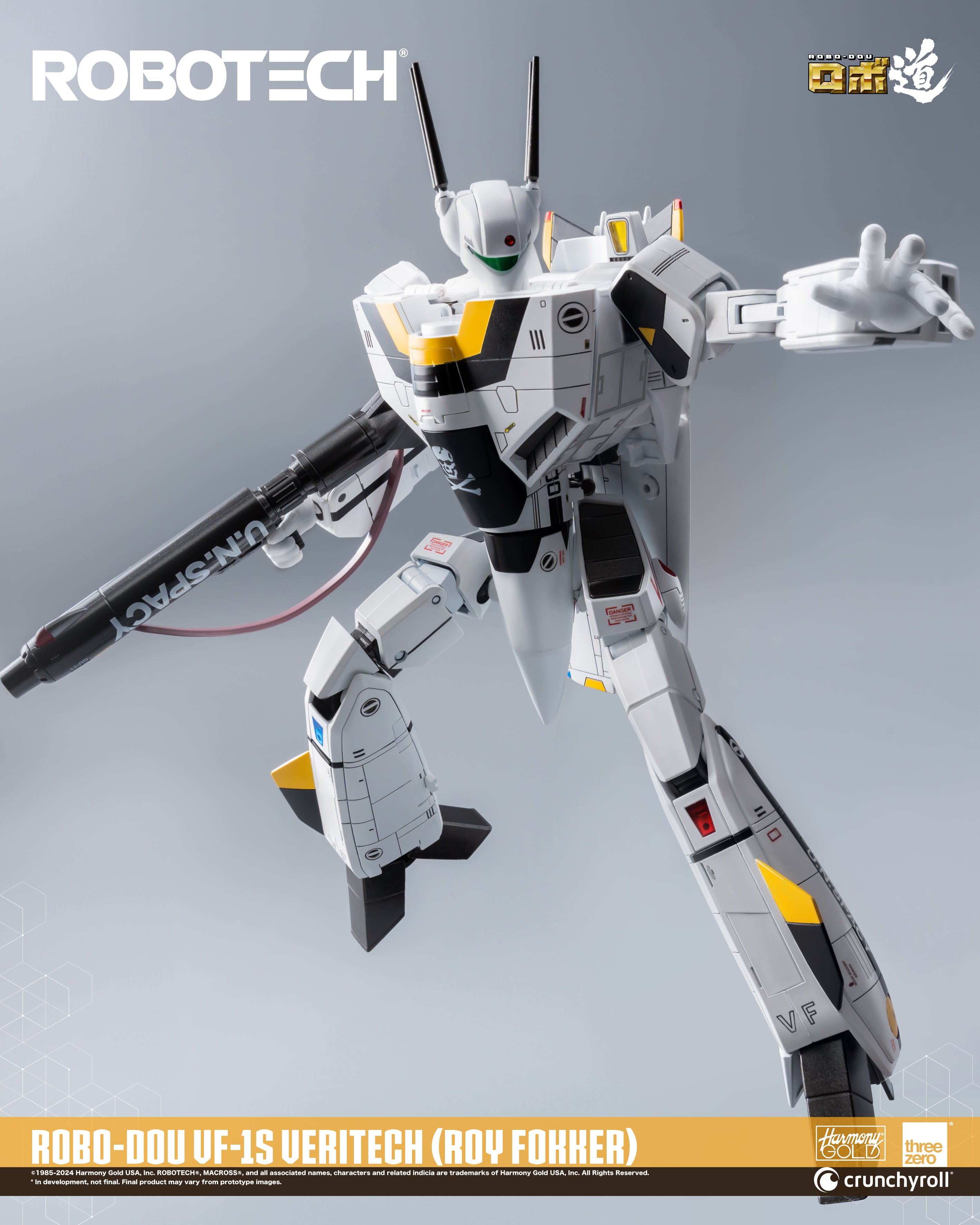 ROBO-DOU VF-1S Veritech Collectible Figure - Roy Fokker Version