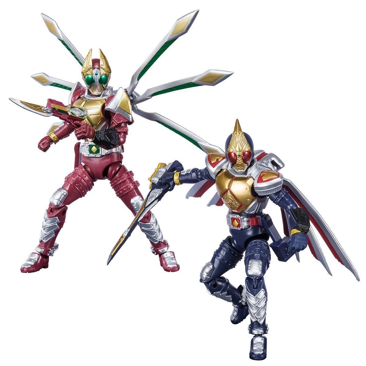 SHODO-X Kamen Rider Blade Jack Form Collectible Set with Accessories