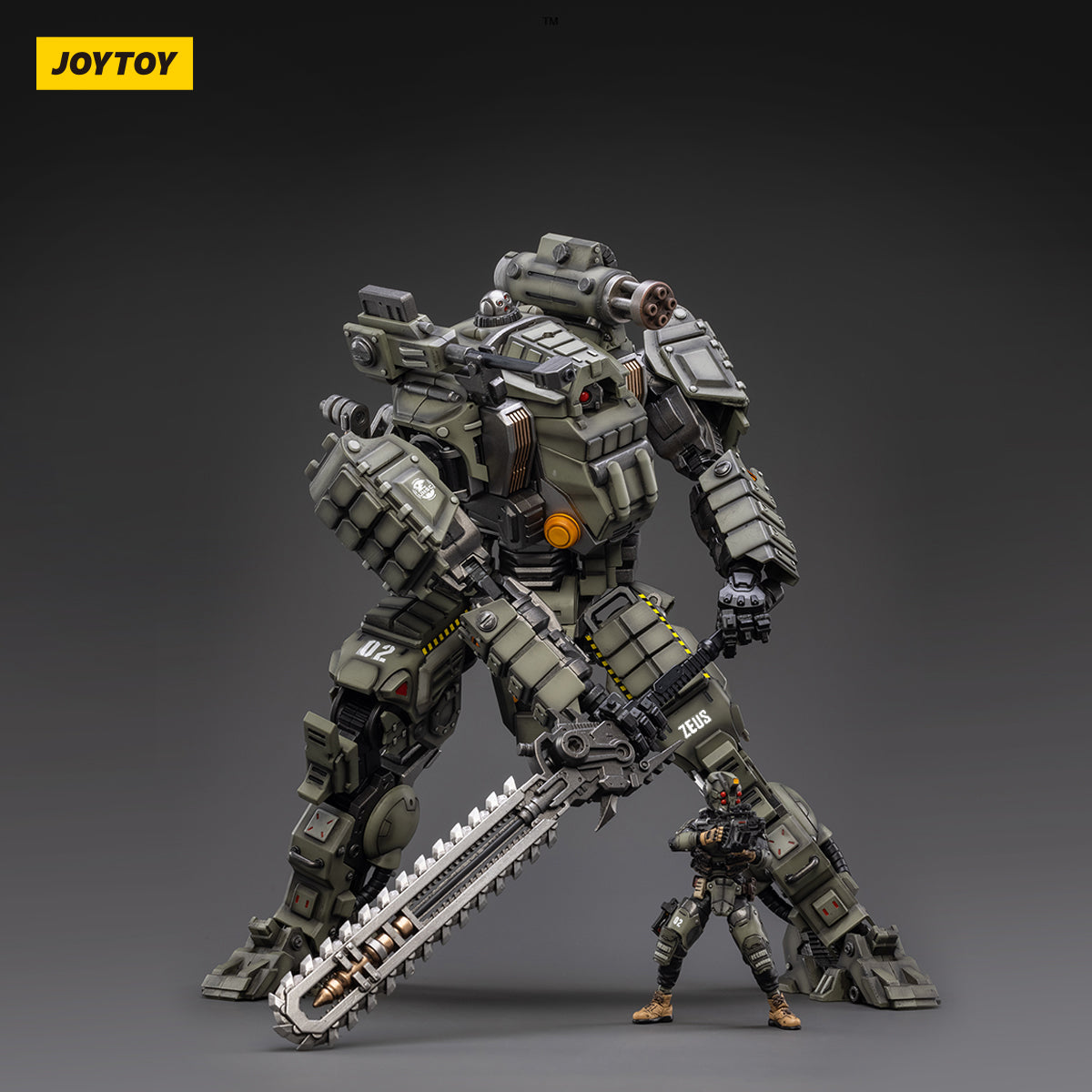 Dark Source Brand New Zeus Military Mecha with Heavy Firepower Features