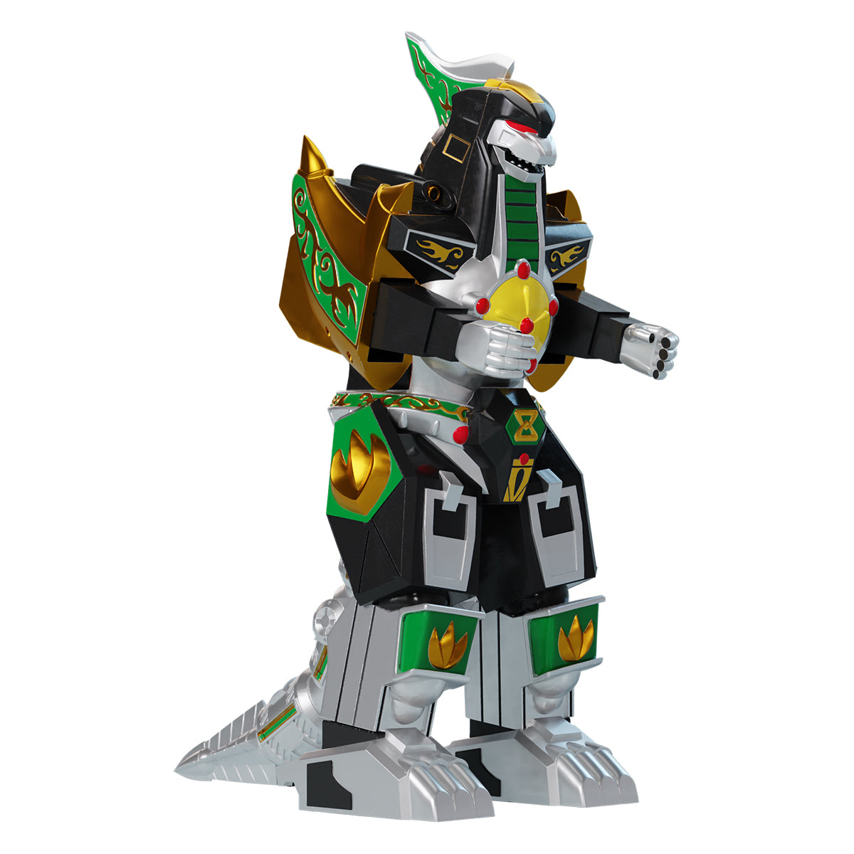 Full Color Edition - Power Rangers Super Cyborg Dragonzord with Articulation