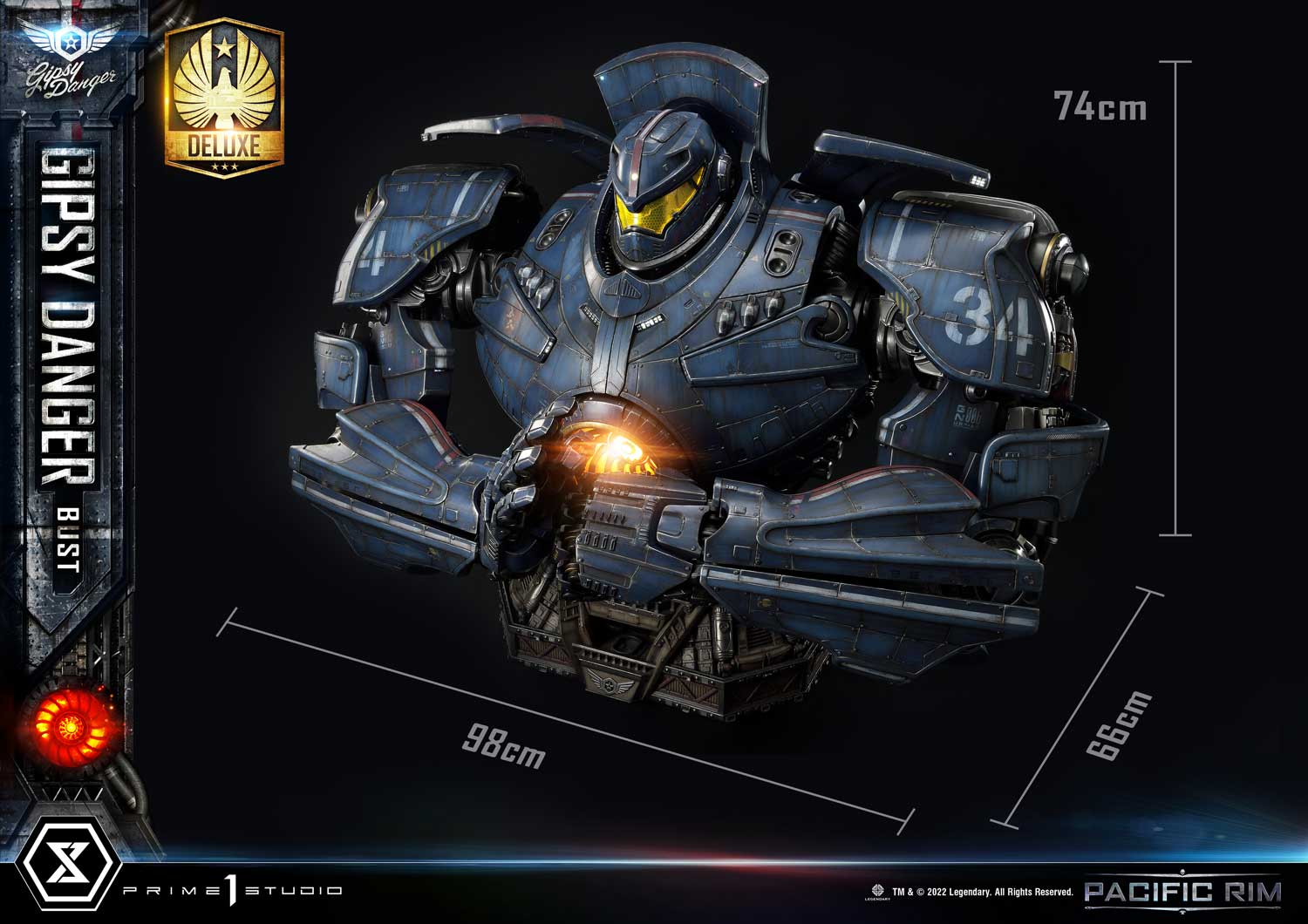 Pacific Rim Gipsy Danger Life - Size Bust Collectible Model