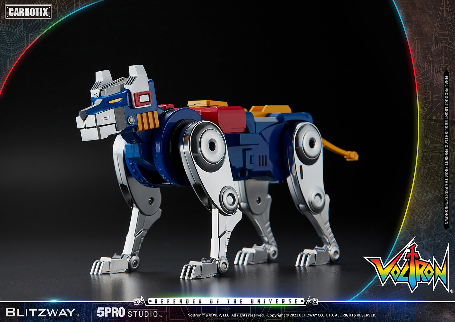 Blitzway High - Quality Collectible Carbotix Voltron Figure from Voltron Anime Series