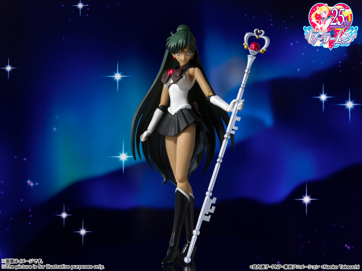 SH Figuarts Collectible Figure - Animation Color Edition of Sailor Pluto from Pretty Guardian Sailor Moon