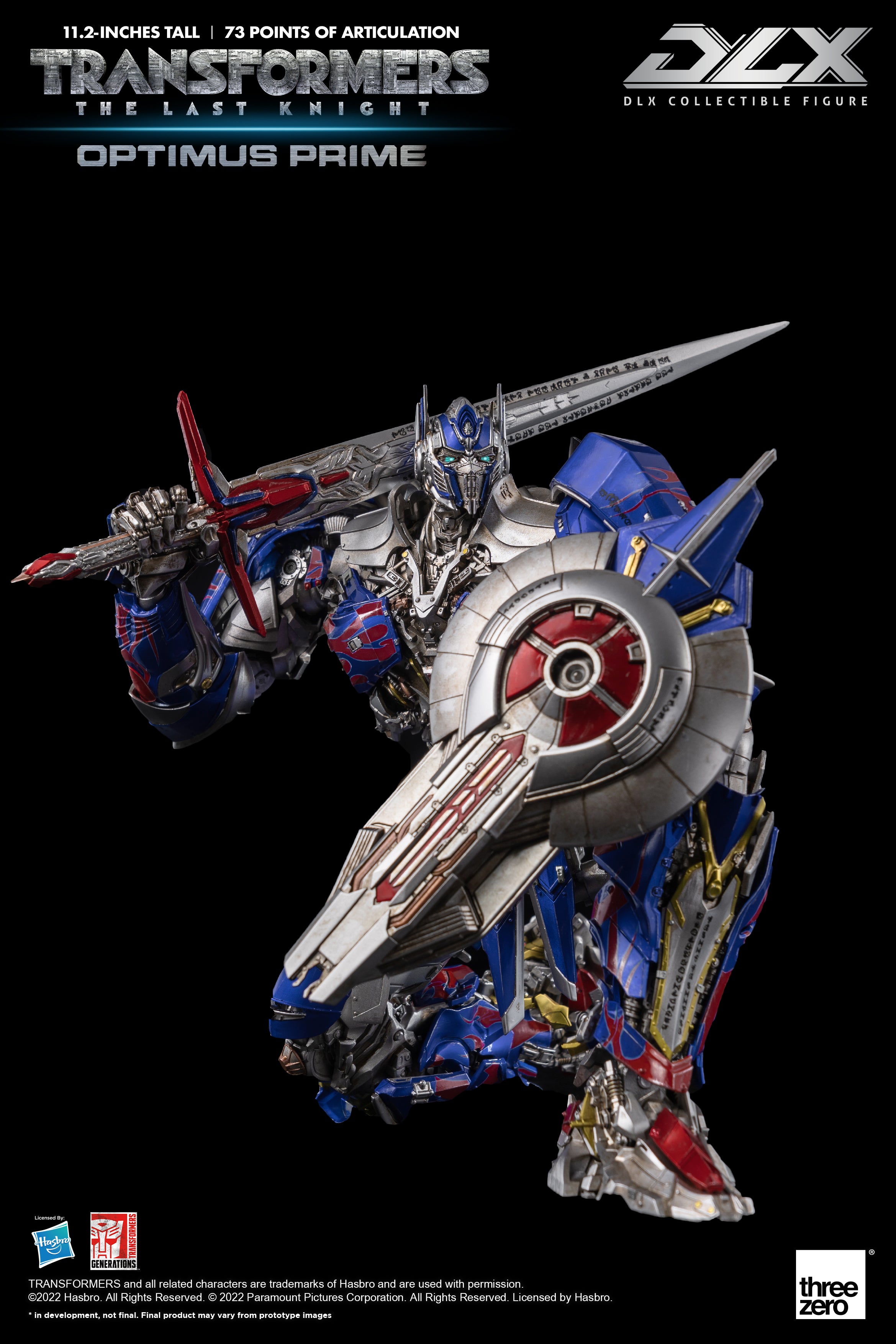 DLX High - Quality Transformers: The Last Knight Optimus Prime Figure