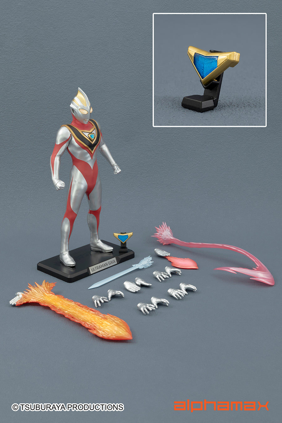 Alphamax High - Quality 6.5 - Inch Ultraman Gaia Collectible Action Figure