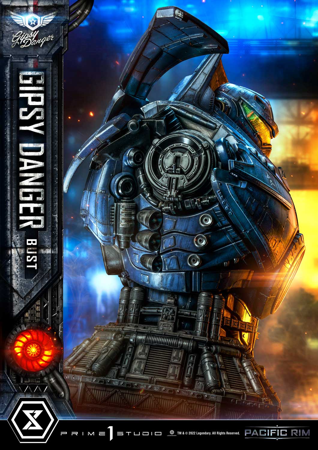 Pacific Rim Gipsy Danger Life - Size Bust Collectible Model
