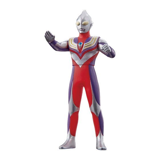25th Anniversary Ultraman Tiga Ultra Hero EX Vinyl Figure Set