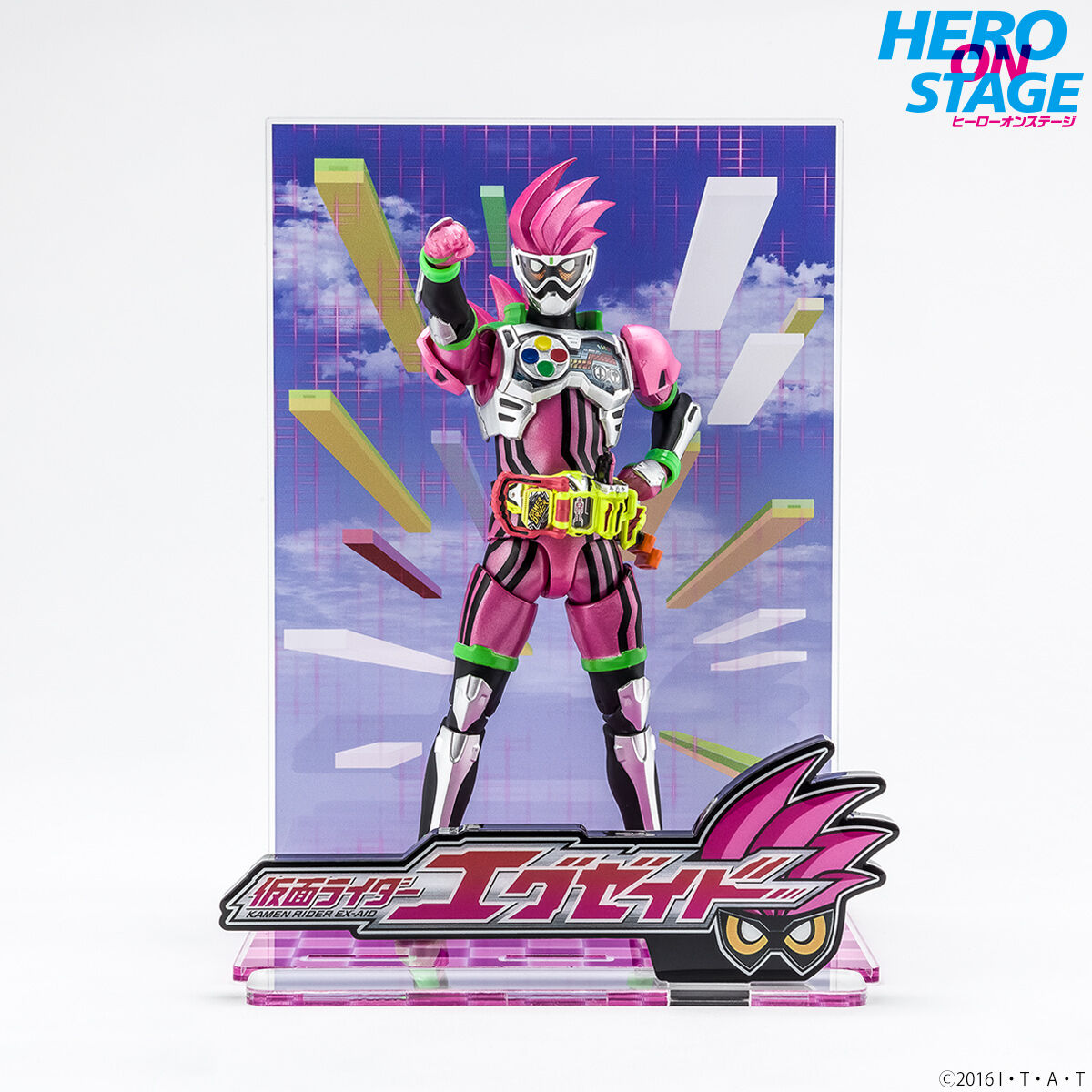 Kamen Rider Ex - Aid Acrylic Display Showcase for On - Stage Heroes