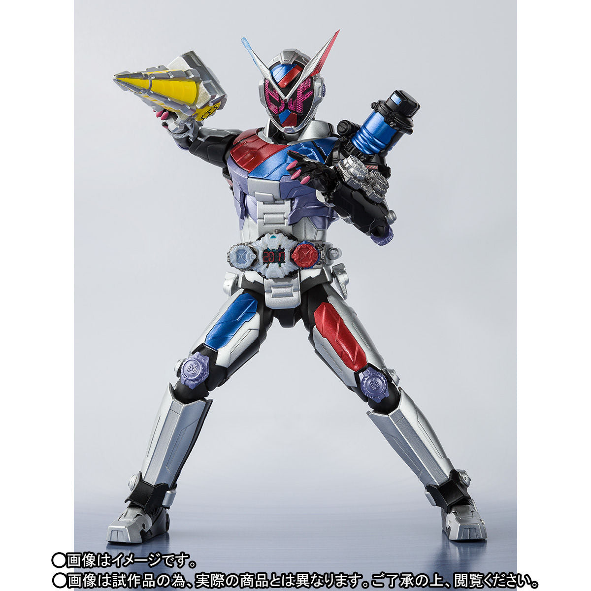 SH Figuarts High - Quality Kamen Rider Zi - O in Build Armor Version