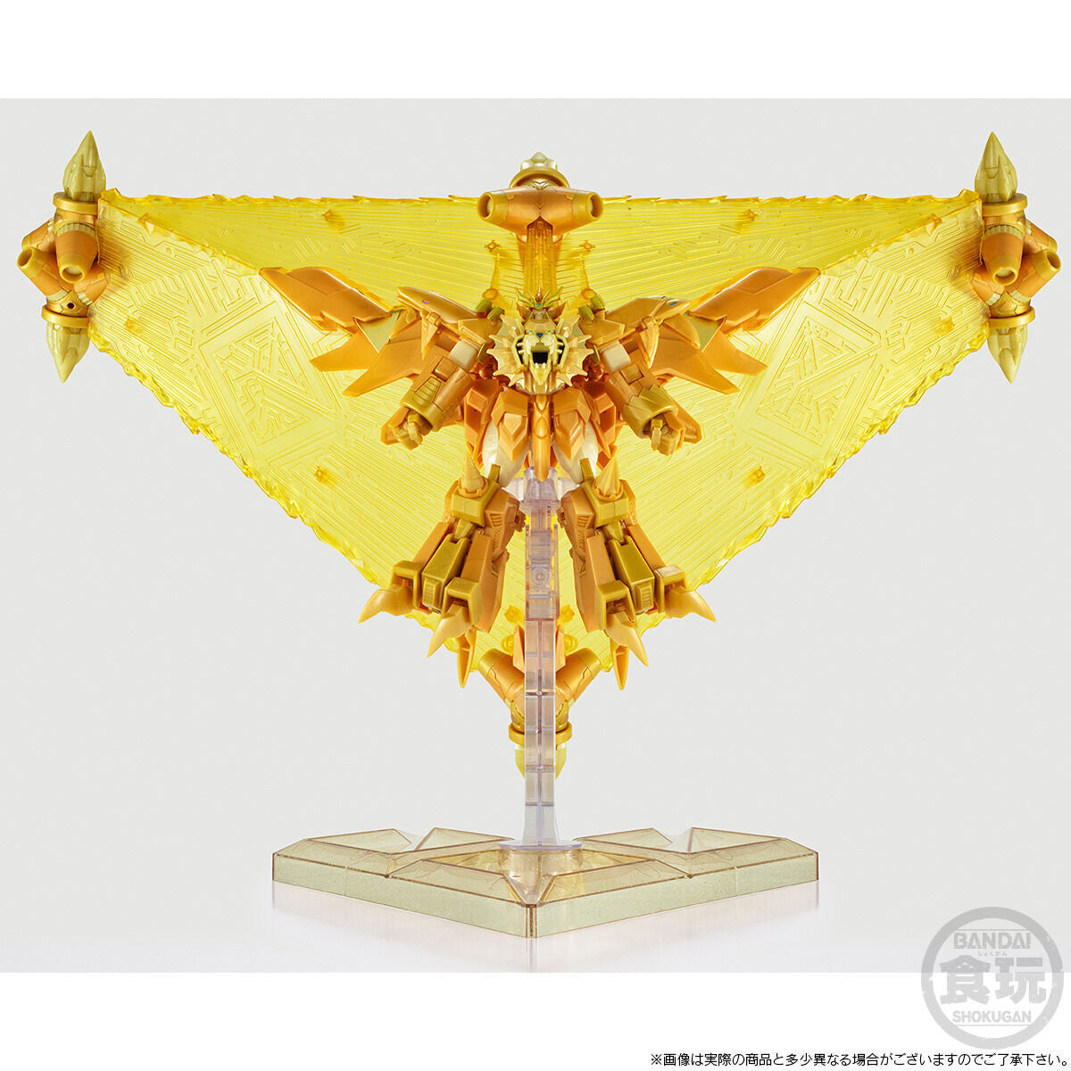 Final GaoGaiGar Golden Special Edition Toy - The Last Brave King with Glittering Clear Parts