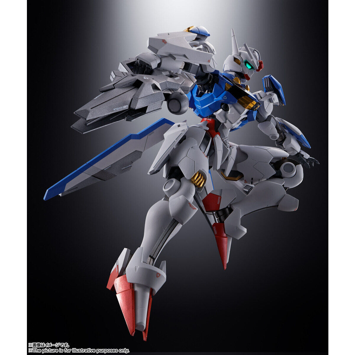Chogokin Metal Figure - Gundam Aerial from The Witch From Mercury Anime Series