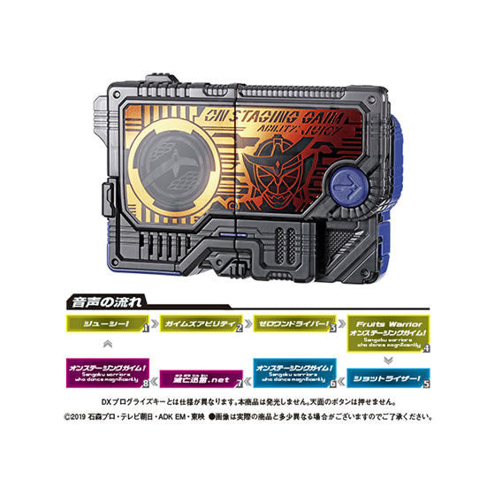 GP Exclusive Progrise Keys 10 Set for Zero - One Line Drivers and Weapons