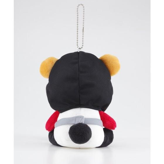 ROG Heisei Kamen Rider Panda - Inspired Plush Mascot Keychains for Collectors and Fans