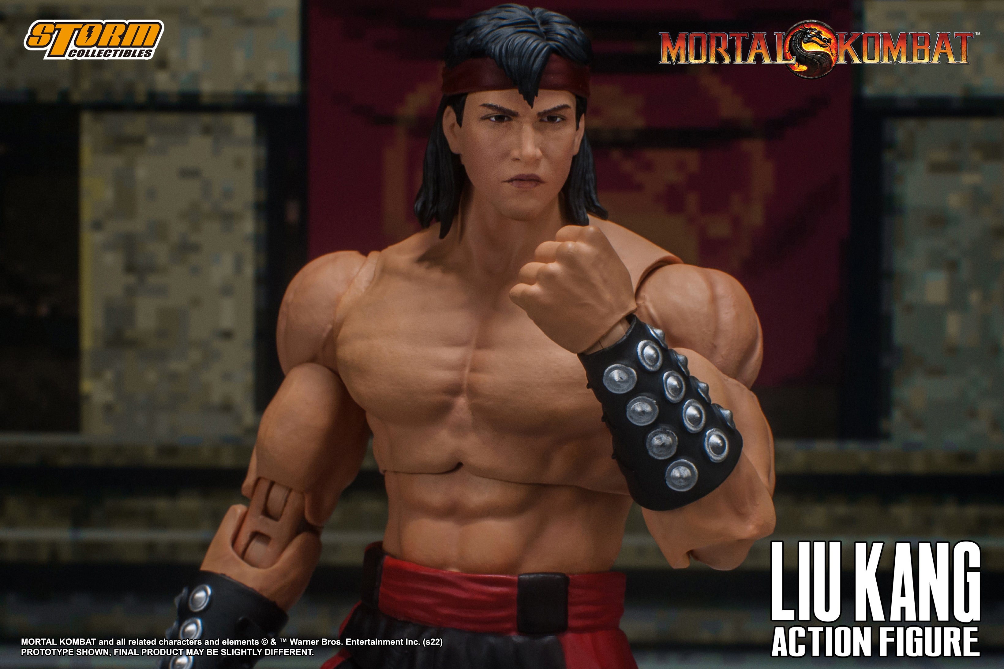 Storm Collectibles 1/12 Scale Liu Kang Action Figure from Mortal Kombat - A Highly Detailed Collectible Toy