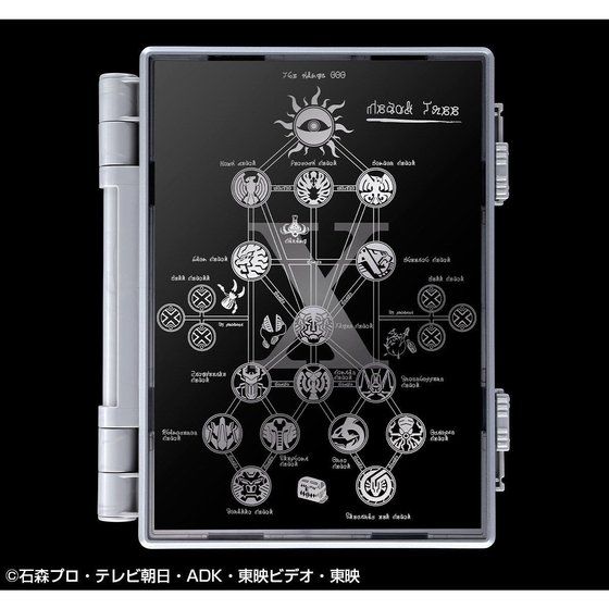 Kamen Rider OOO Foundation X Buttobasoul Medal Display Holder Set with 24 Medal Capacity
