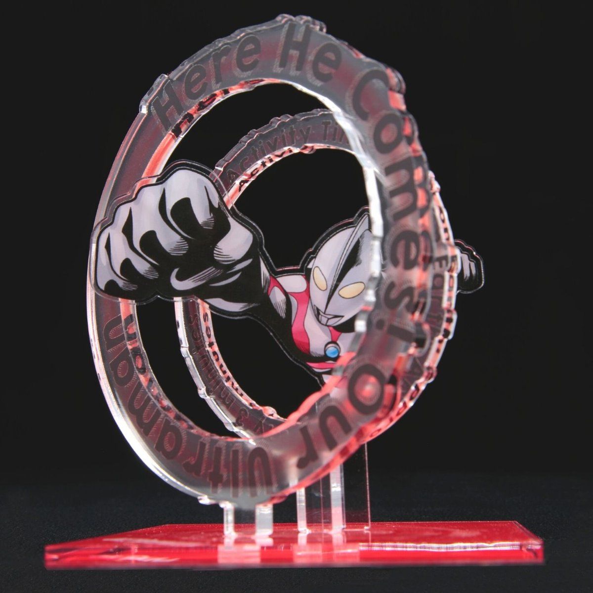 Dramatic Ultraman Acrylic Dimension Display for Collectibles and Decor