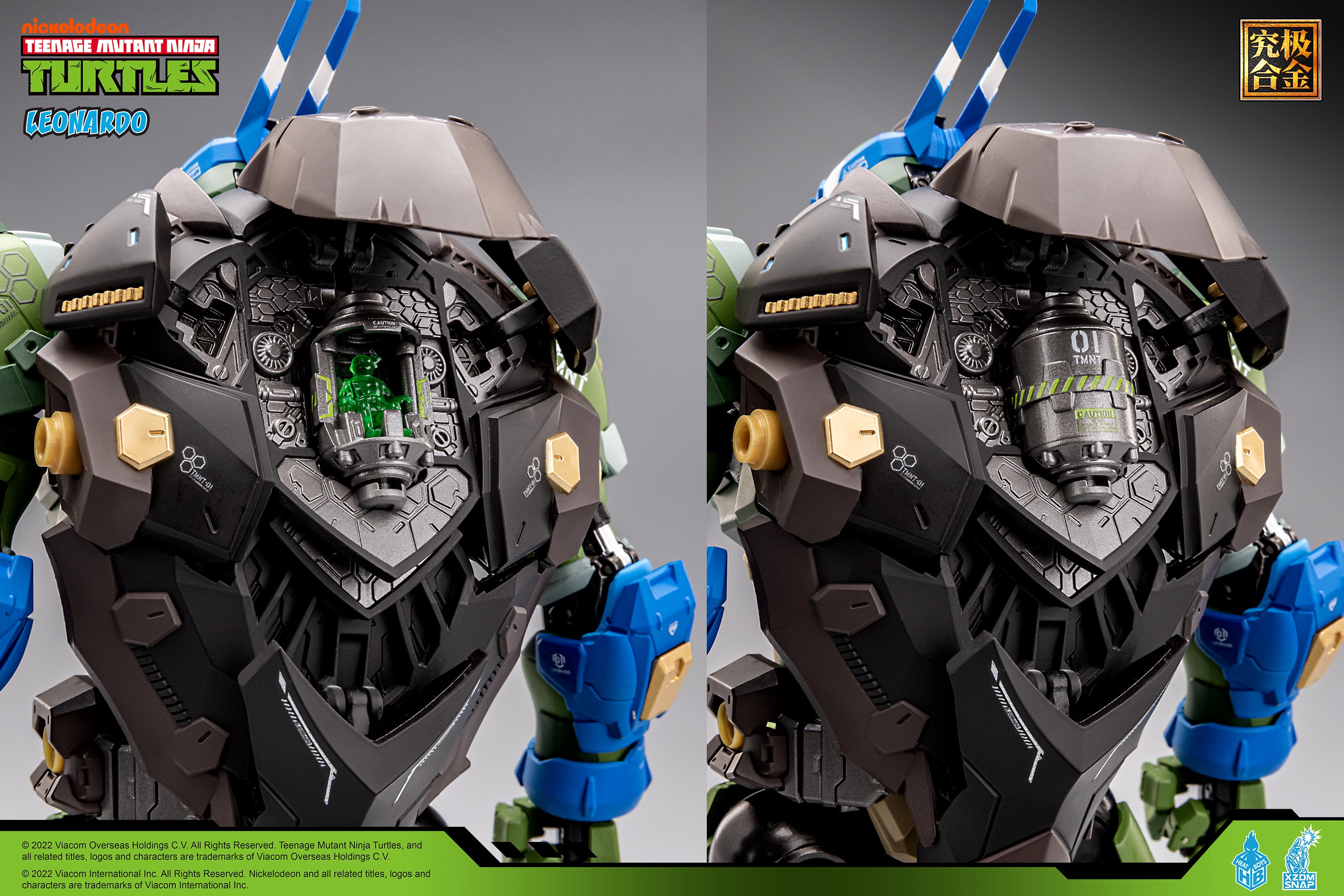 Heatboys Officially Licensed Teenage Mutant Ninja Turtles Mecha Action Figure - Leonardo HB0012