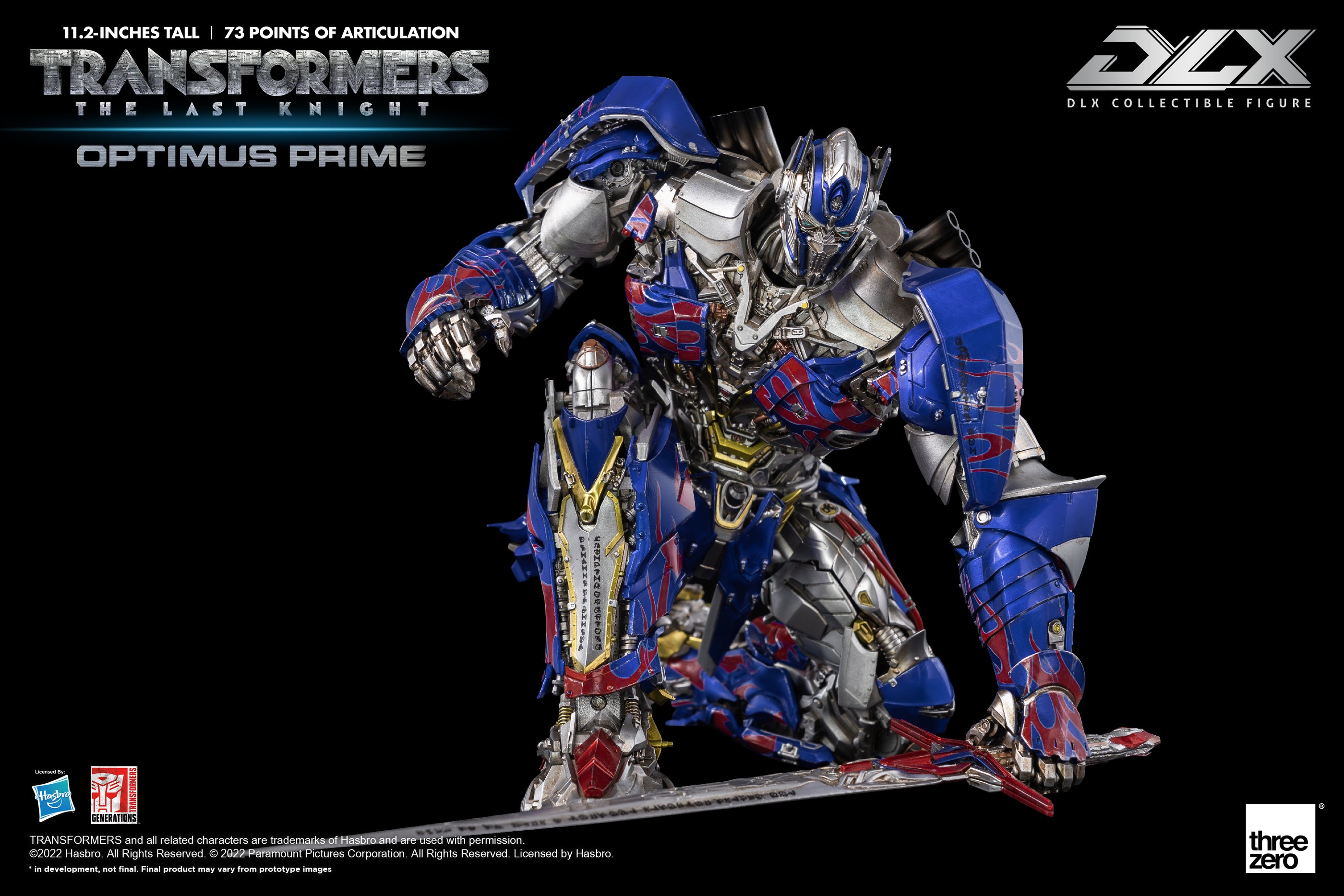 DLX High - Quality Transformers: The Last Knight Optimus Prime Figure