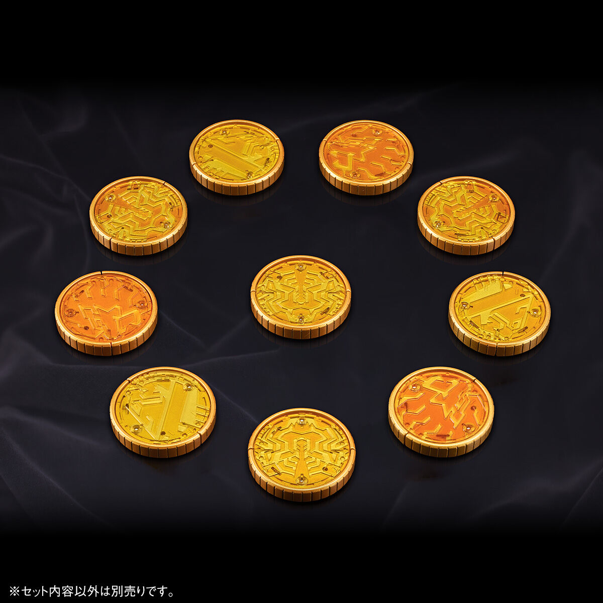 Collectible CSM Core Medal Decorative Set Inspired by Kamen Rider OOO's Greeed Kazari