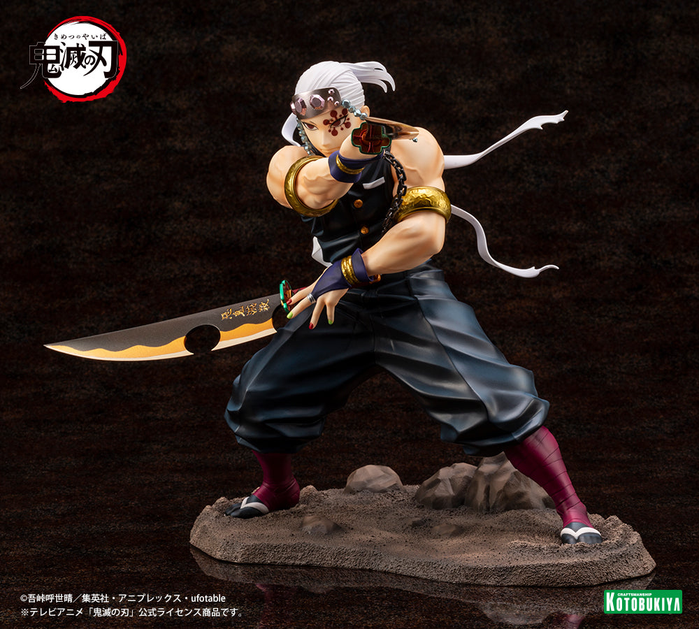 ARTFX J Collectible Statue of Tengen Uzui from Demon Slayer: Kimetsu no Yaiba