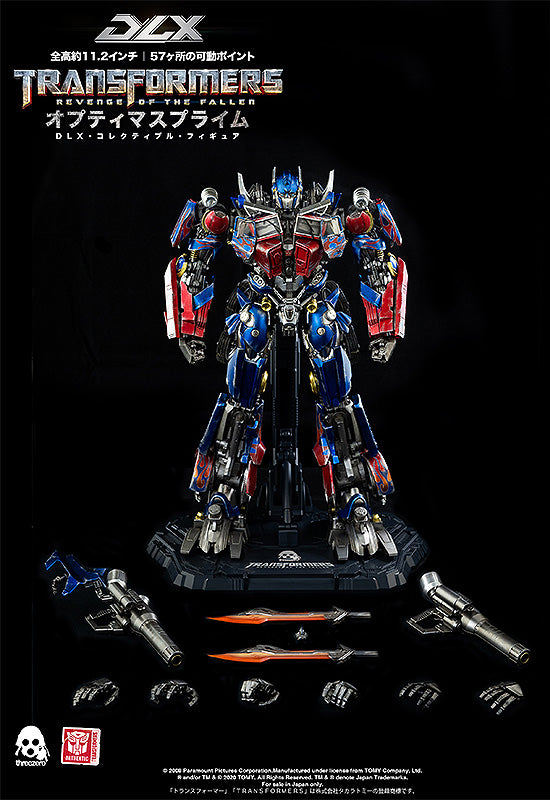 DLX Action Figure - Revenge of the Fallen Optimus Prime, the Iconic Autobots' Leader