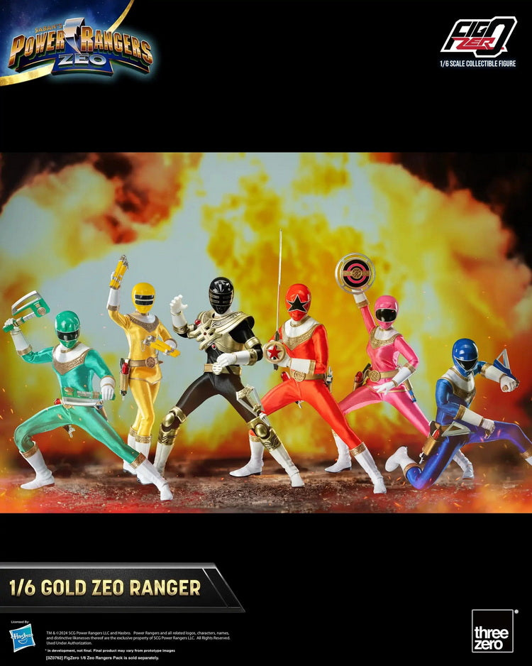 Pre - order FigZero 1/6 Gold Zeo Power Ranger from Power Rangers Zeo