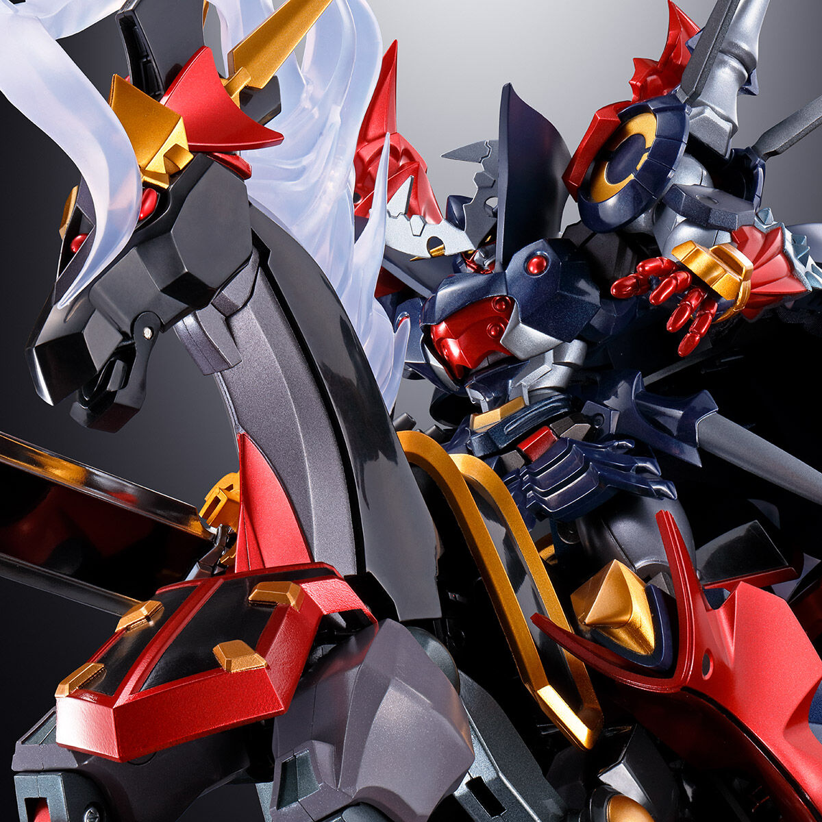 Renewed Edition of Soul of Chogokin GX-46R Dygenguar and Aubenseiter Action Figure Set