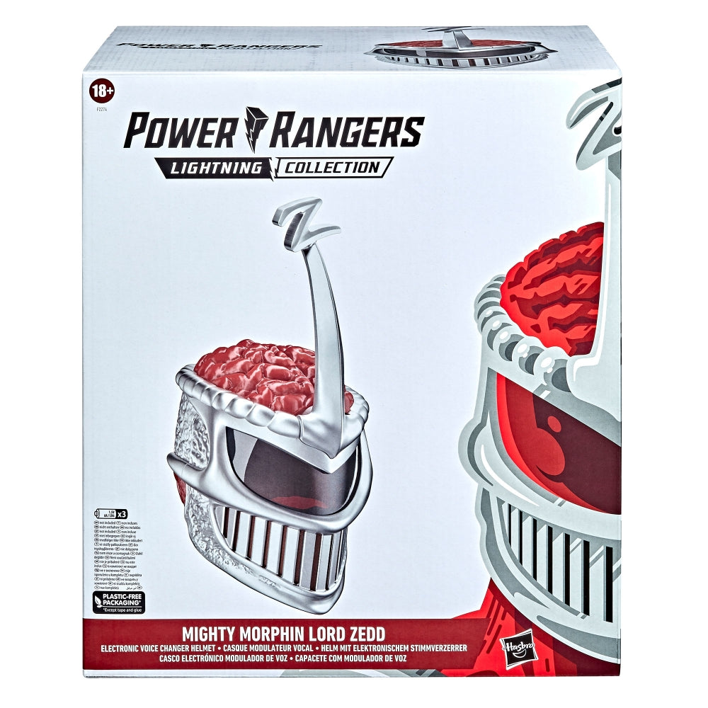 Lightning Collection Cosplay Helmet Inspired by Lord Zedd, the Iconic Villain from Mighty Morphin Power Rangers