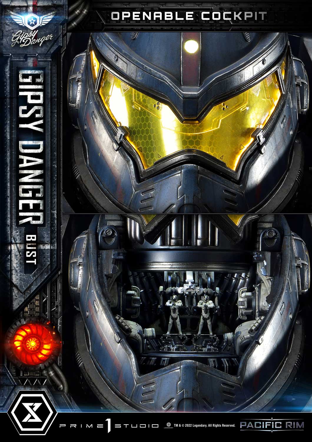 Pacific Rim Gipsy Danger Life - Size Bust Collectible Model