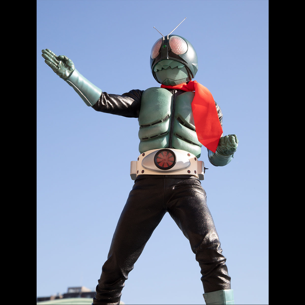 Amazing Illuminated Leather Statue of Masked Rider Ichigo