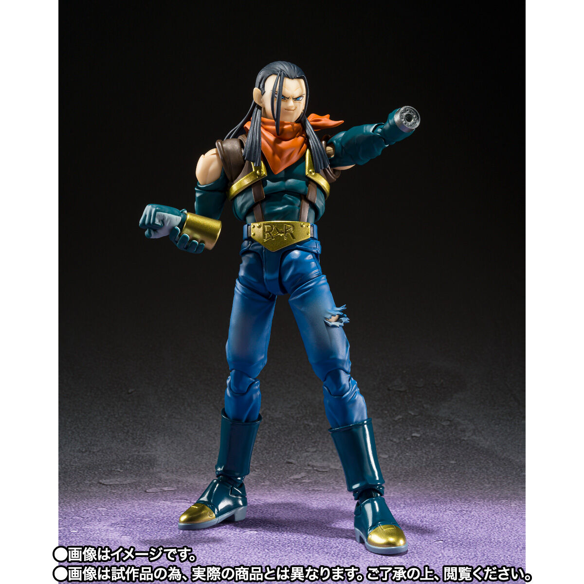 SH Figuarts Collectible Model of Super Android 17 from Dragon Ball GT