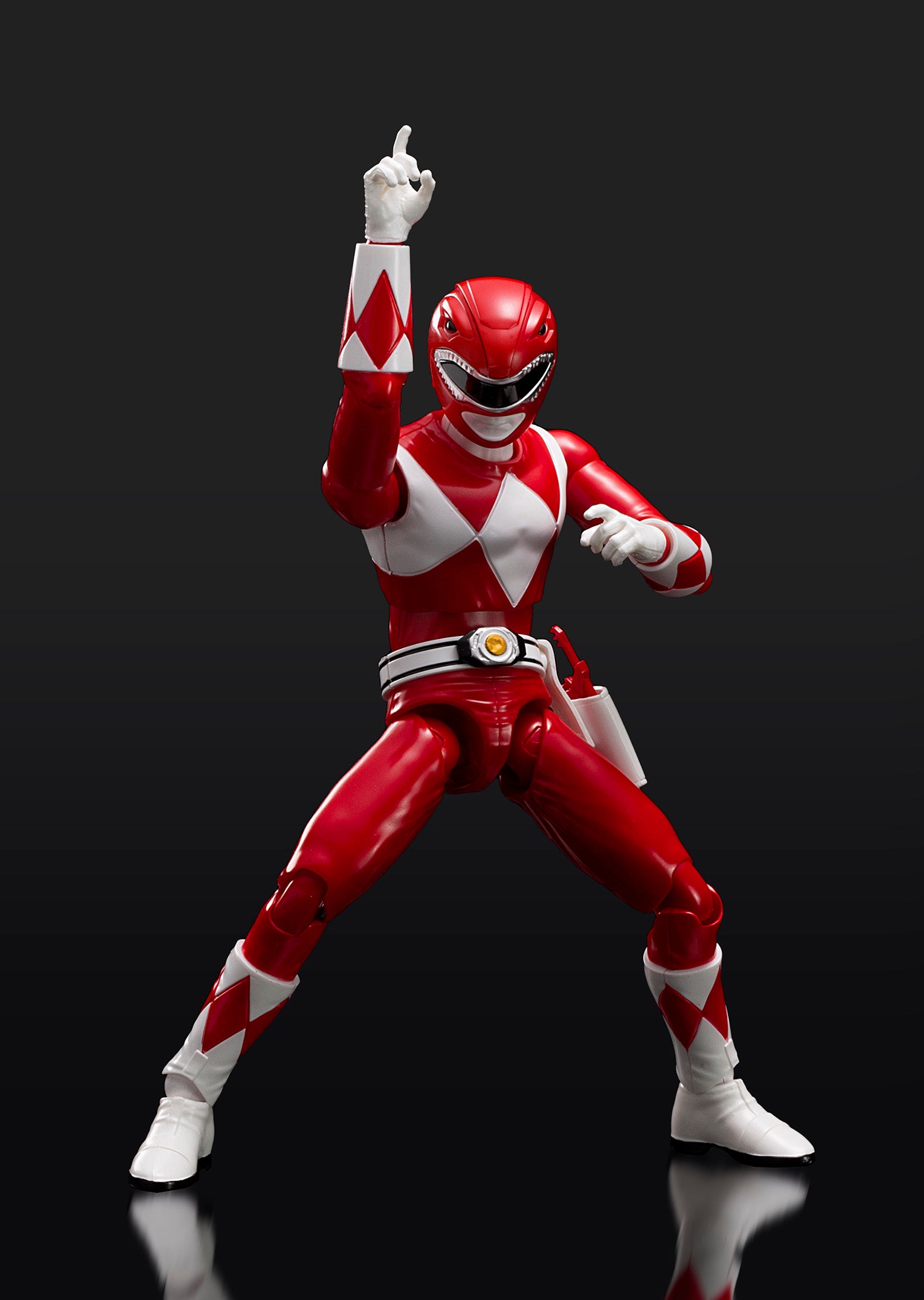 Flame Toys Pre - painted Plastic Model Kit of Power Rangers Furai Red Ranger