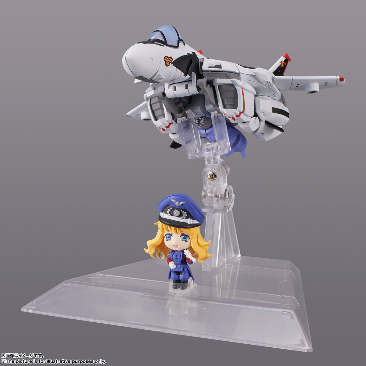 Adorable Macross Frontier Tiny Session VF - 25F Messiah Valkyrie (Alto's Use) with Sheryl Figure Set