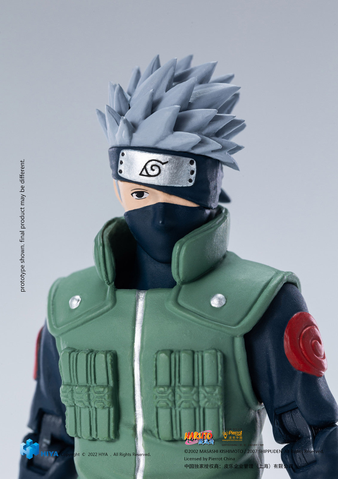 HIYA Toys High - Quality 1/12 Scale Naruto Kakashi Hatake Action Figure