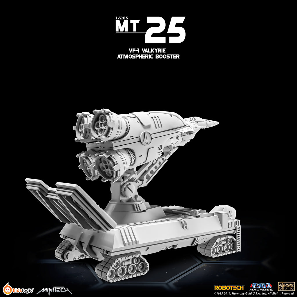 Miniature Collectible Minitech MT25 Veritech VF - 1 Valkyrie Atmospheric Booster Model