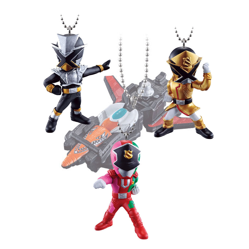 Collectible Lupinranger VS Patoranger Character Mascot Keychains Set 02