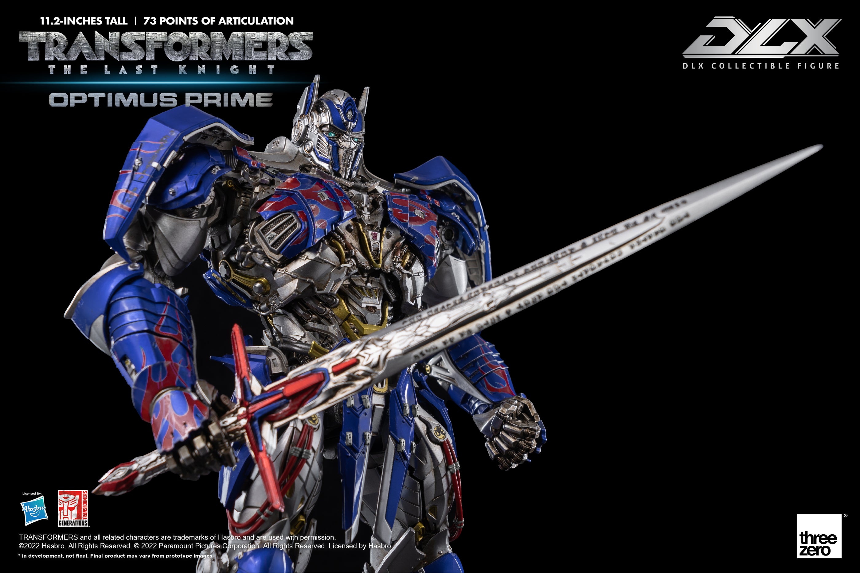 DLX High - Quality Transformers: The Last Knight Optimus Prime Figure