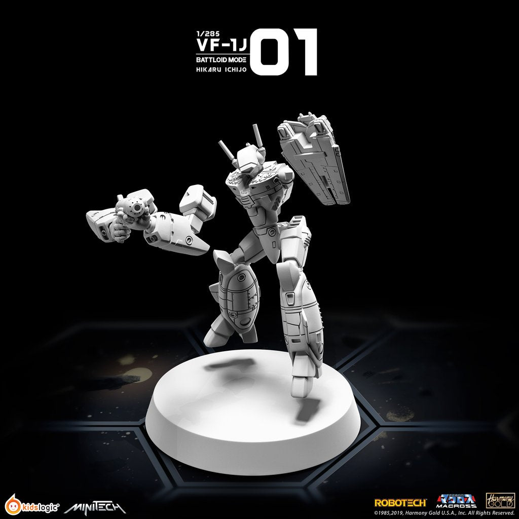Minitech MT01 Valkyrie VF1J Battloid Mode - Hikaru Version Miniature Model