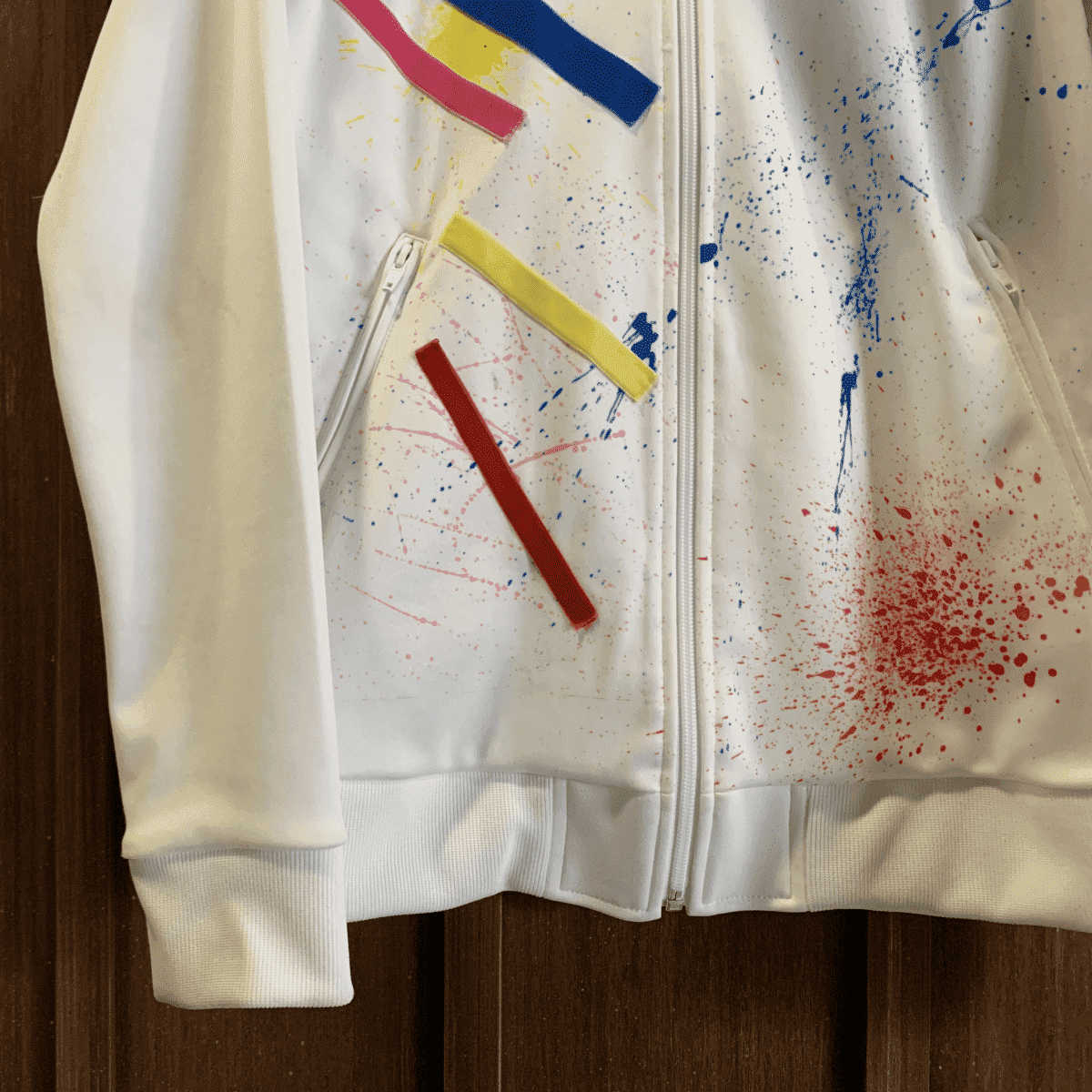 Kaito's Stylish Paint - Splattered Fashion Jacket