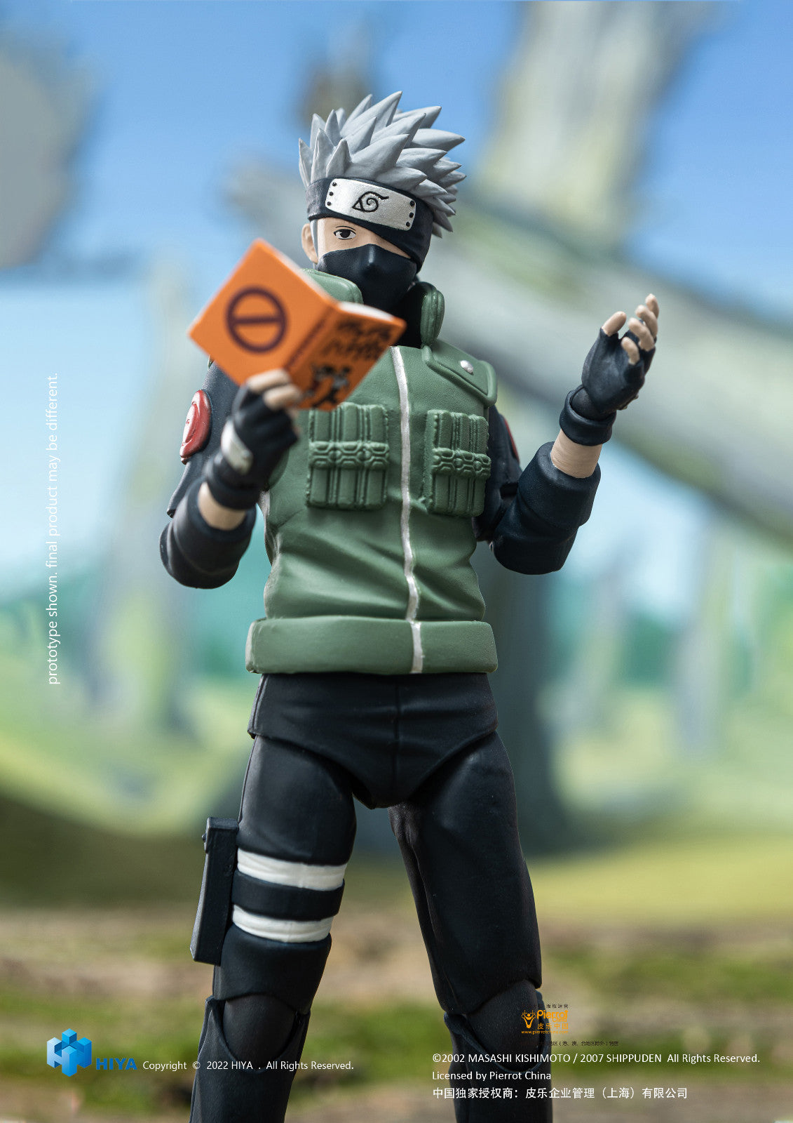 HIYA Toys High - Quality 1/12 Scale Naruto Kakashi Hatake Action Figure