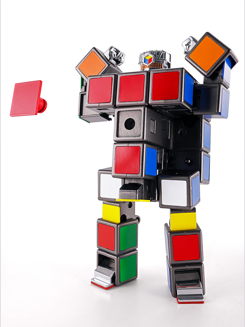 50th Anniversary Die - cast Chogokin Rubik's Cube Transforming into 5.7' Robot