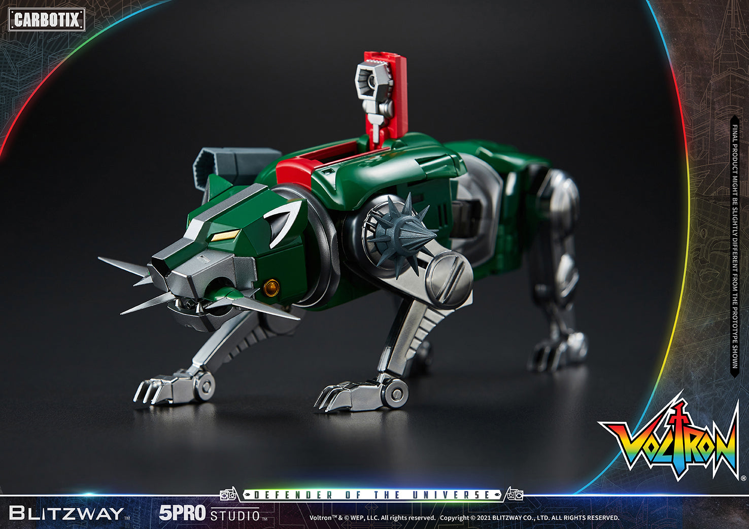 Blitzway High - Quality Collectible Carbotix Voltron Figure from Voltron Anime Series