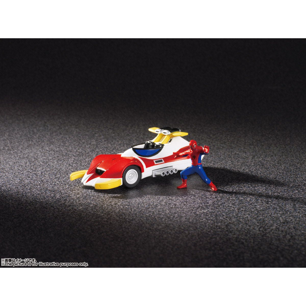 Re-released Spiderman Soul of Chogokin GX-33R Leopardon Action Figure & Marveler Summoning Set Toy